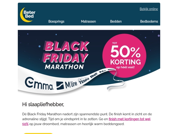 🏃 Pak nog snel je voorsprong én voordeel!