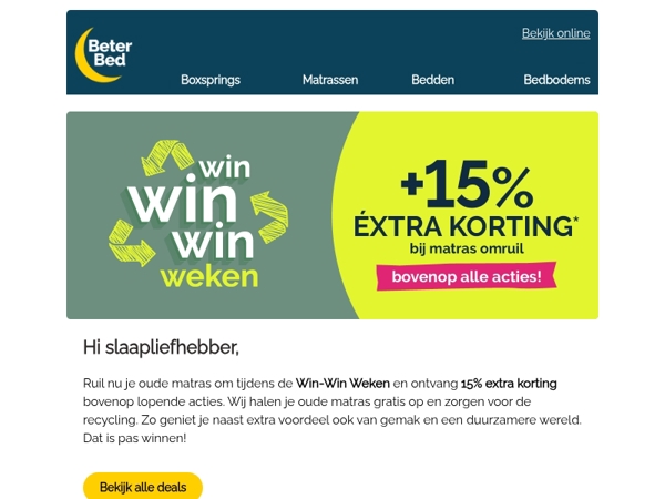 Wat is jouw oude matras jou nog waard?