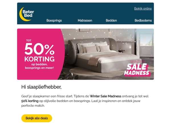 Ontdek jouw droombed nu met voordeel