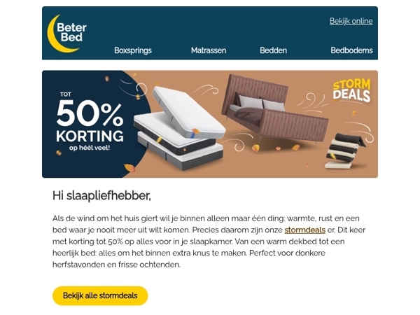 Stormdeals voor gure dagen
