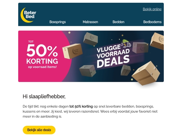 Laatste kans op extreem goed slaapvoordeel