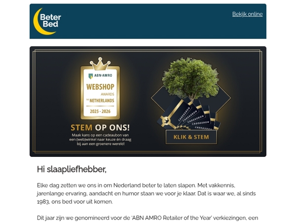 🏆 Help jij ons winnen?