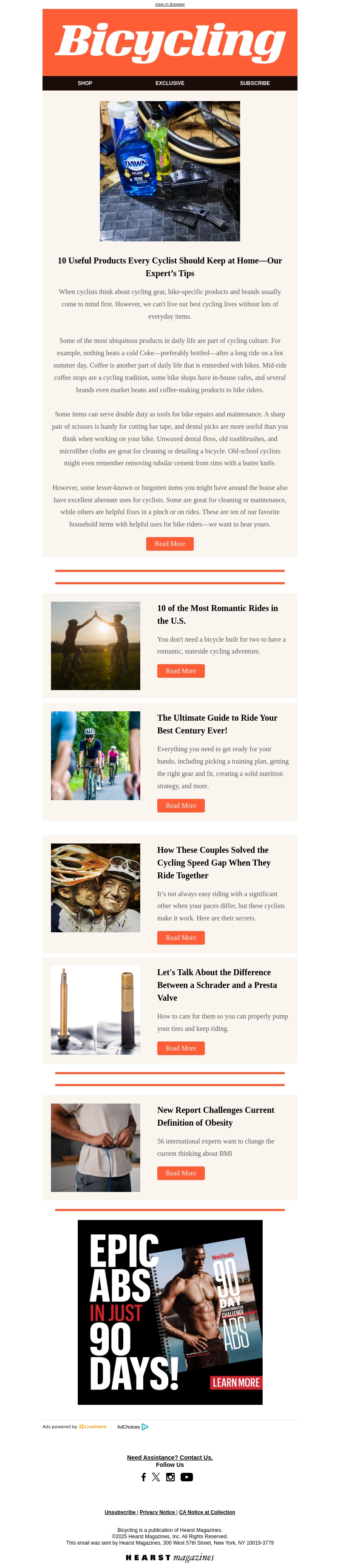 10 Useful Products Every Cyclist Should Keep at Home—Our Expert’s Tips 10 Useful Products Every Cyclist Should Keep at Home—Our Expert’s Tips