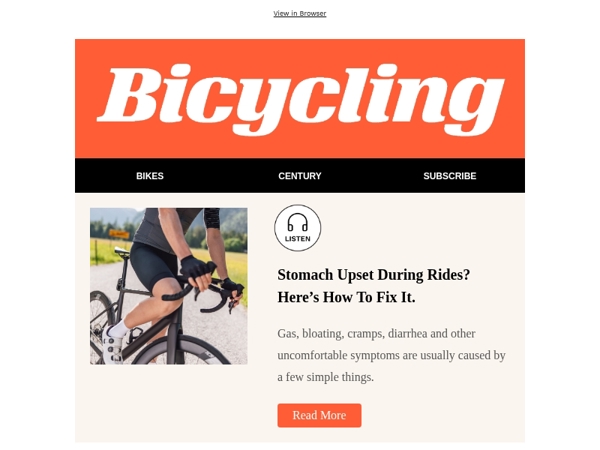 Stomach Upset During Rides? Here’s How To Fix It.