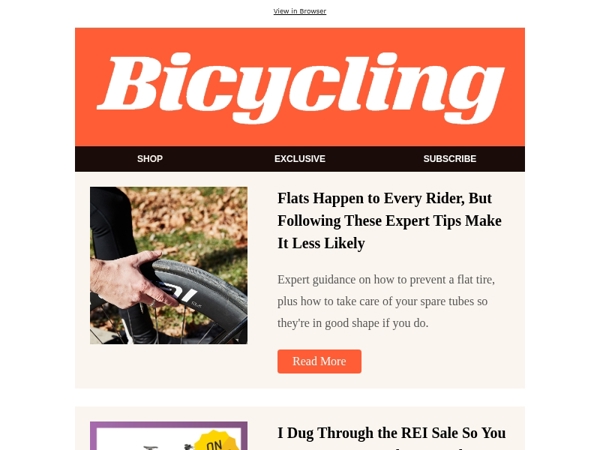 Flats Happen to Every Rider, But Following These Expert Tips Make It Less Likely