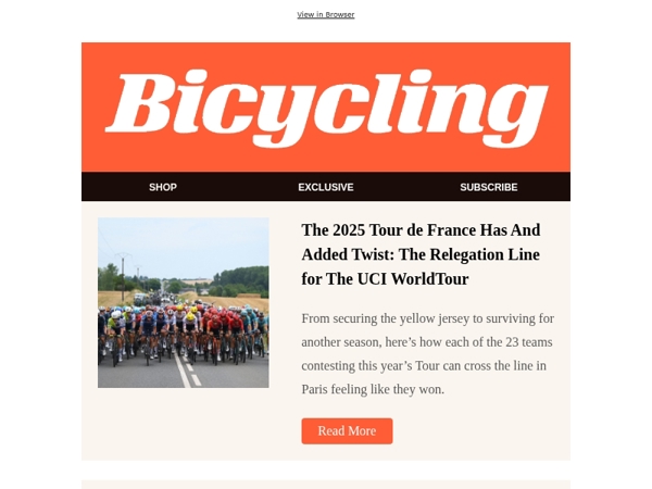 The 2025 Tour de France Has And Added Twist: The Relegation Line for The UCI WorldTour