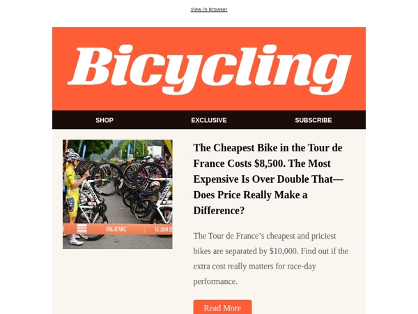 There is a $10,000 Difference Between The Tour de France’s Cheapest and Priciest Bikes. Does It Matter?