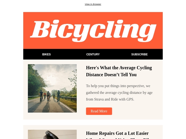Here's What the Average Cycling Distance Doesn’t Tell You