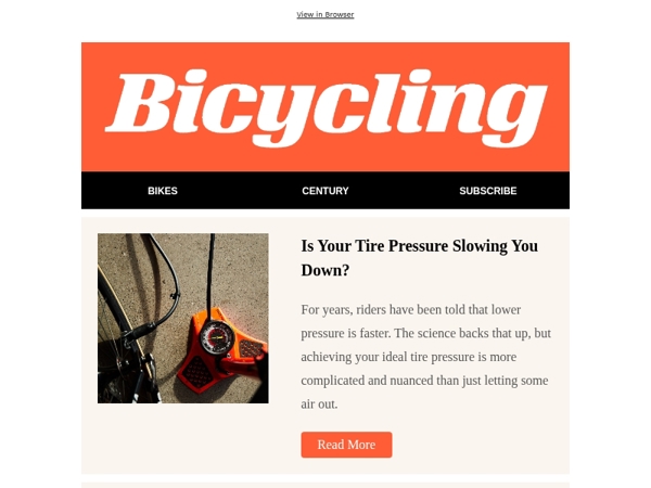 Is Your Tire Pressure Slowing You Down?