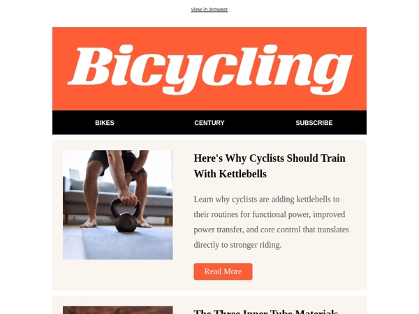 Here's Why Cyclists Should Train With Kettlebells