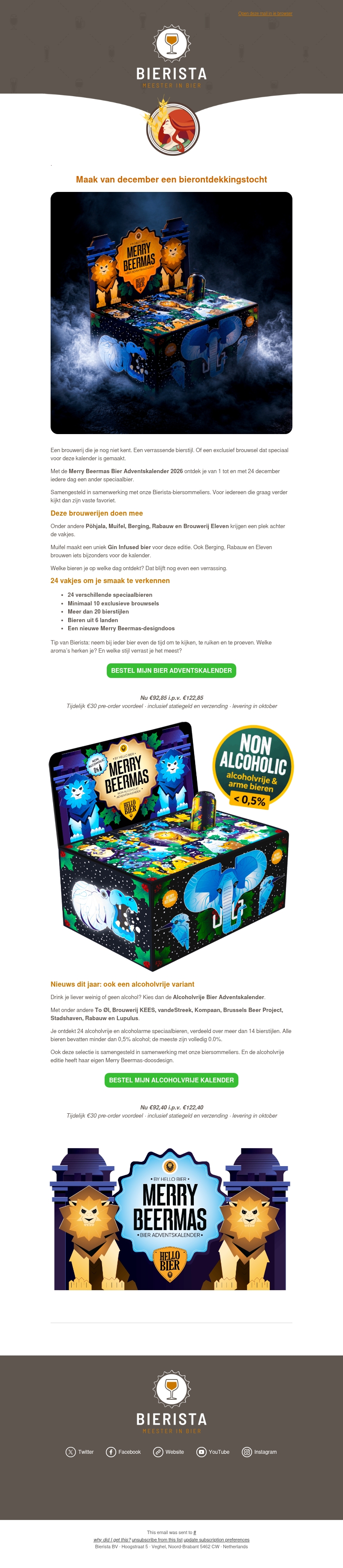 Laatste mail: Oktoberfest