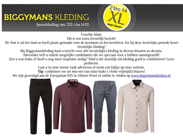 Feestelijke Nieuwsbrief/ Festive newsletter/ Festlicher Newsletter