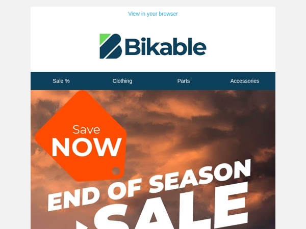 END OF SEASON SALE