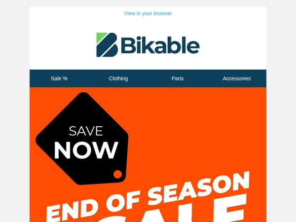 Our End of Season Sale has kicked off!