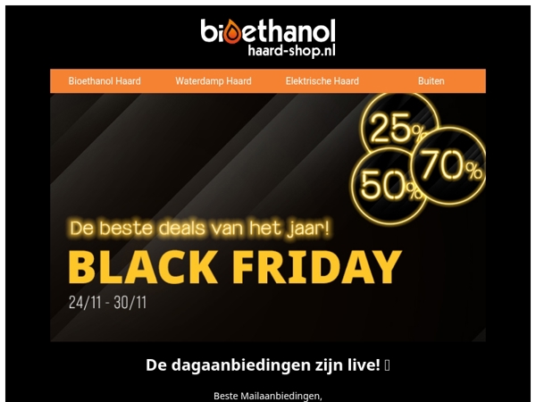 Bespaar 30% op geselecteerde terrasverwarmers 🔥