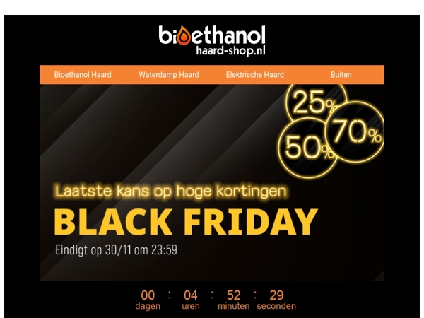Nog maar een paar uurtjes… Black Friday loopt af ⏳