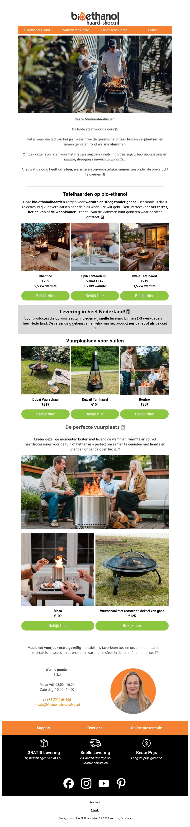 Gezellige lenteavonden beginnen in de tuin! Gezellige lenteavonden beginnen in de tuin!