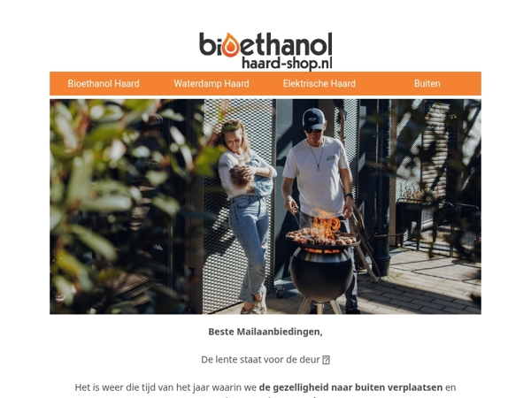 Gezellige lenteavonden beginnen in de tuin!