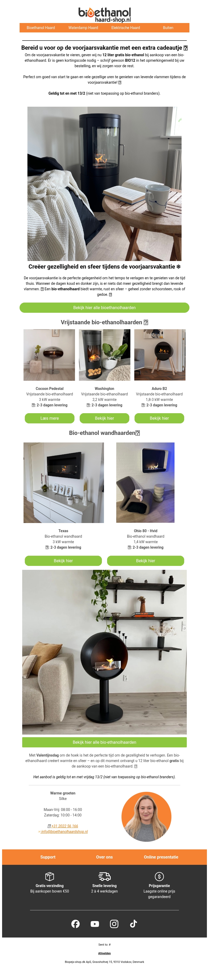 Maak uw voorjaarsvakantie extra gezellig 🔥 Maak uw voorjaarsvakantie extra gezellig 🔥