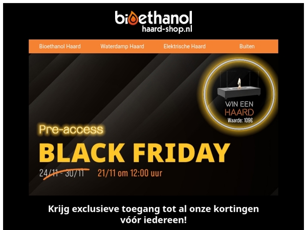 Vroege toegang tot onze Black Friday Sale!🔥🖤