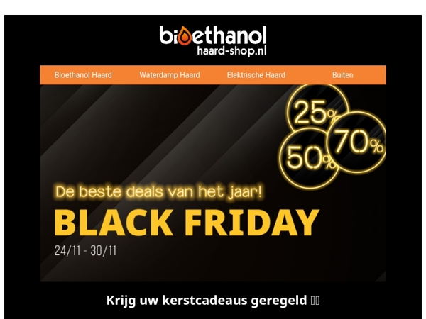 🎁 Shop uw kerstcadeaus – dit weekend met de allerbeste prijzen van het jaar!