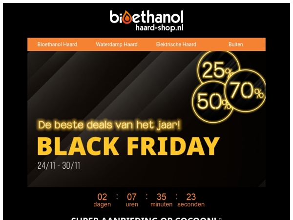 Black Friday Deal: Cocoon Aeris voor een scherpe prijs! 🔥🖤