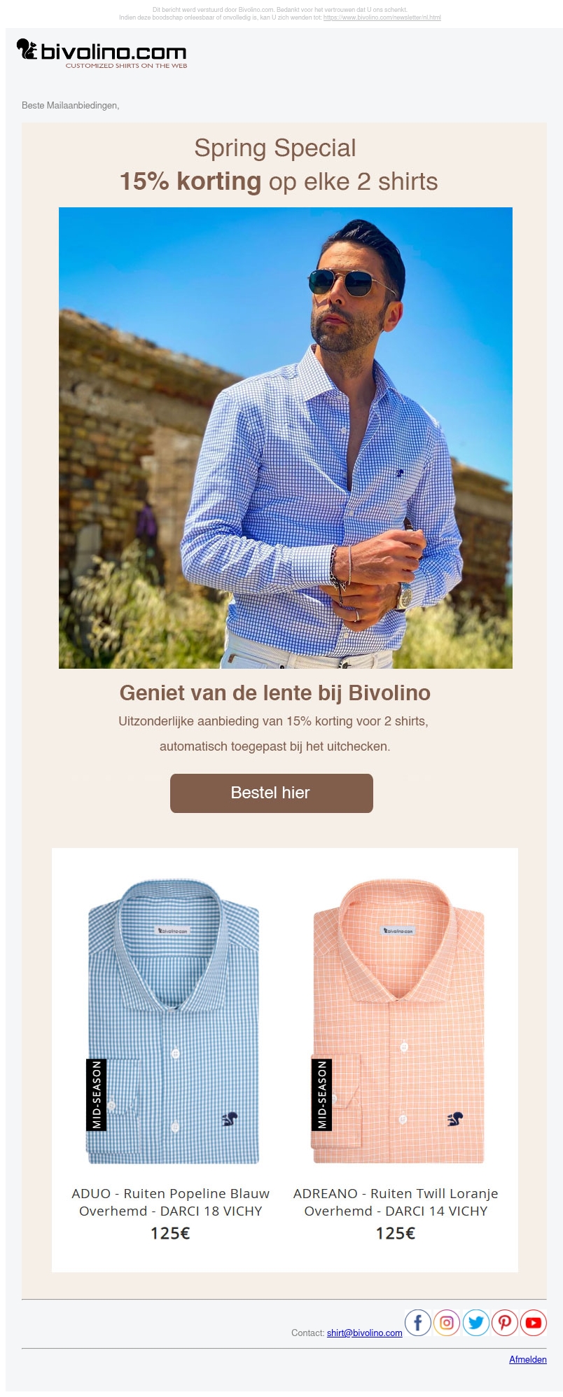 Lente-aanbieding: 15% korting voor elke 2 shirts!🌸 Lente-aanbieding: 15% korting voor elke 2 shirts!🌸