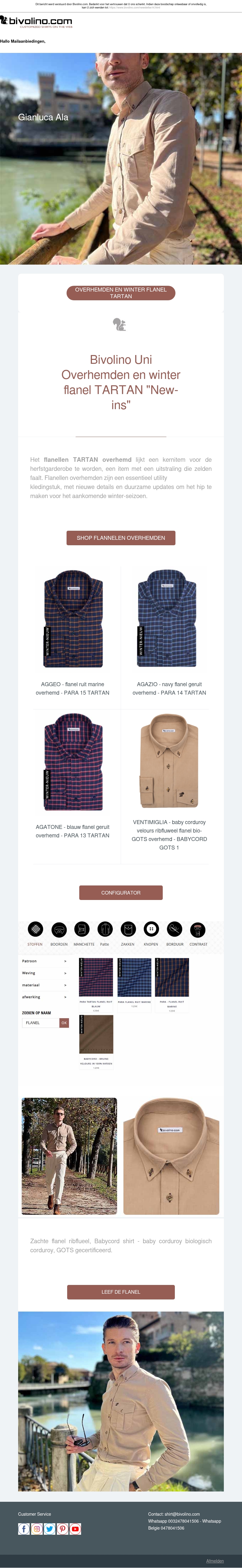 Overhemden en soft winter flanel - TARTAN "New-ins" Overhemden en soft winter flanel - TARTAN "New-ins"