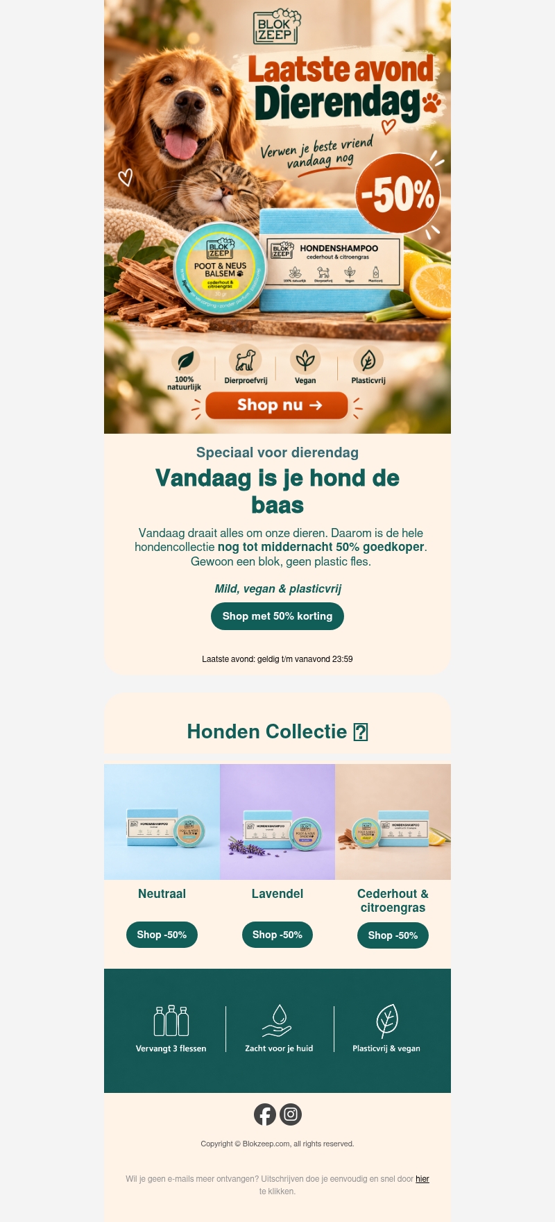 Laatste mail: Dierendag