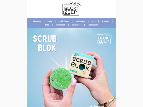 Nieuw product!: Scrub je huid gelukkig