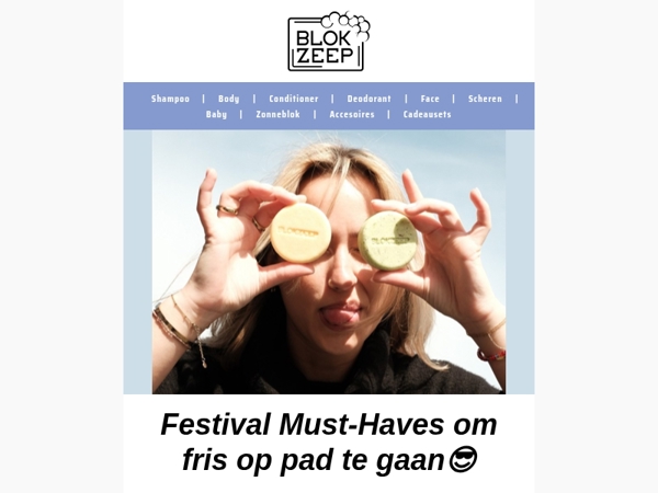 Festival Must-Haves voor een frisse zomer🤩