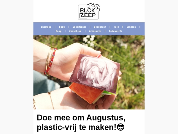 Augustus = plasticvrij. Doe je mee?