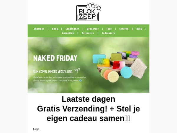 Let op! Gratis Verzending Weekend💚