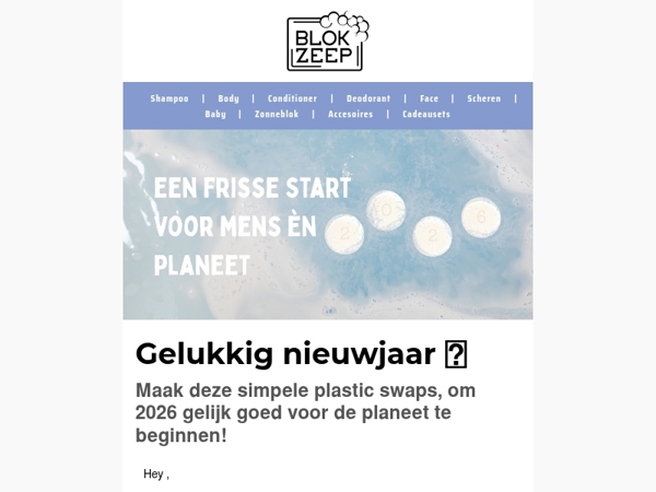 Frisse start? 4 simpele plasticvrij-swaps voor 2026 met Korting🌱