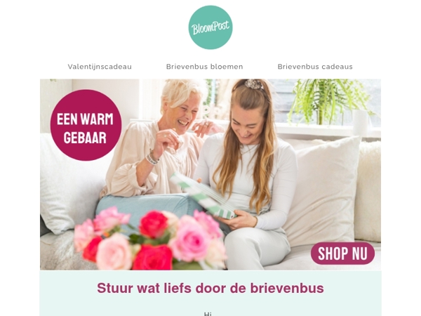 Stuur wat liefs door de brievenbus ❤️