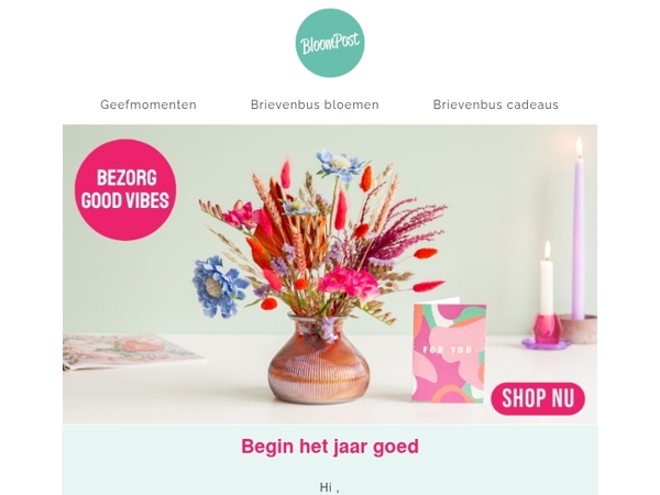 Begin 2026 met een lief gebaar