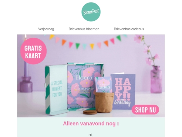 Laatste kans: gratis kaart tot 00.00 uur