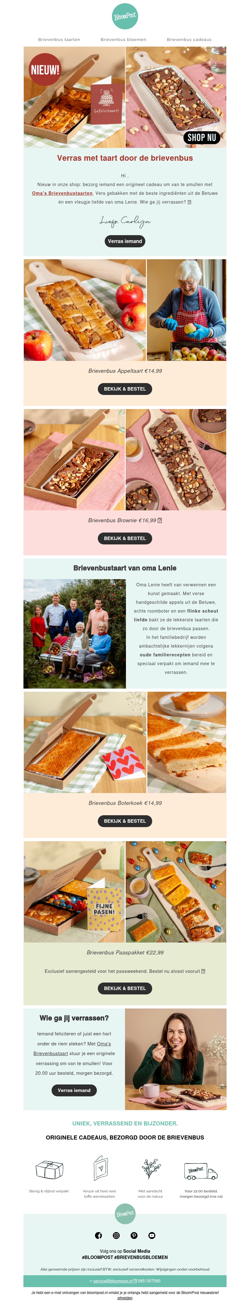 Nieuw: brievenbus taart 🥧 Nieuw: brievenbus taart 🥧