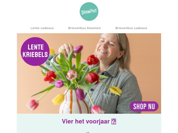 Bezorg het lentegevoel per post 🌷 