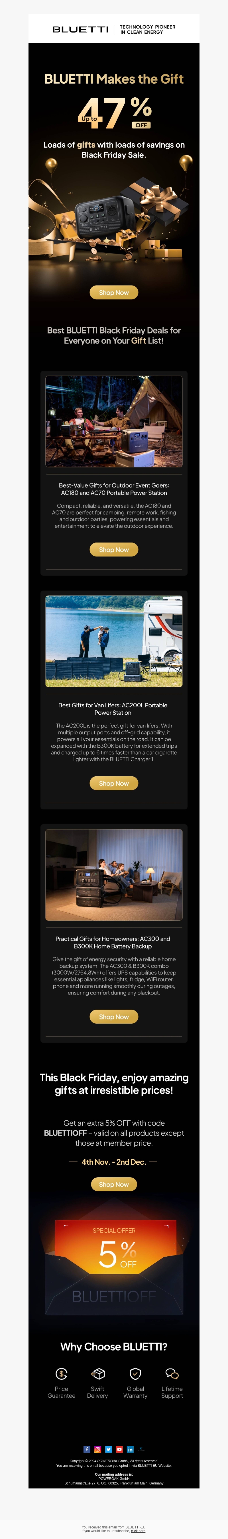 🎁BLUETTI Makes the Gift! 🎁BLUETTI Makes the Gift!