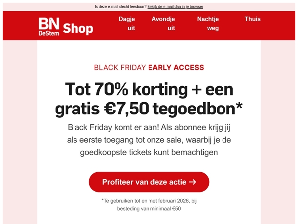 Black Friday komt eraan