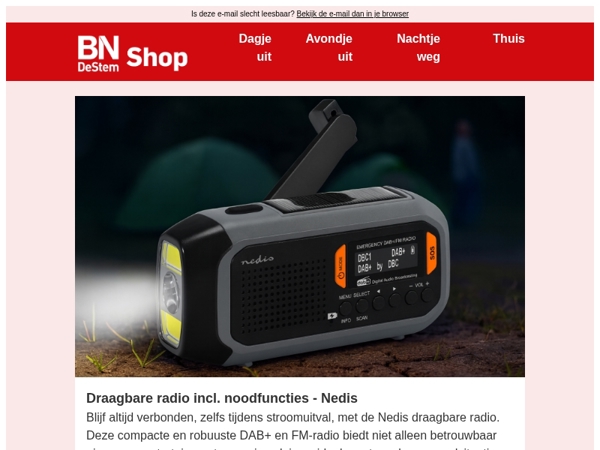 Blijf altijd verbonden, zelfs tijdens stroomuitval