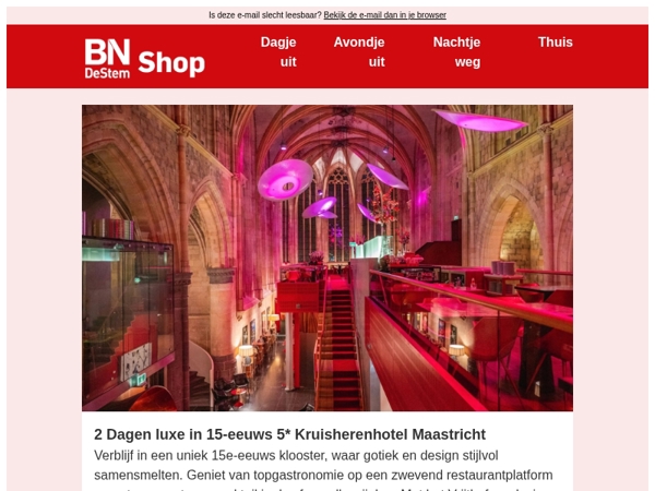 Verblijf in een luxe 15e-eeuws klootser