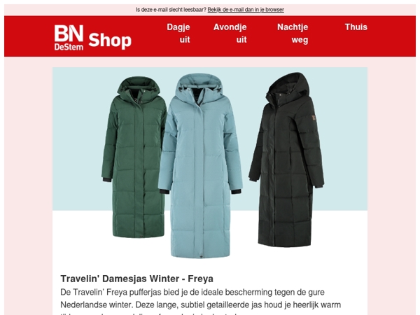 Ontdek onze nieuwe collectie winterjassen