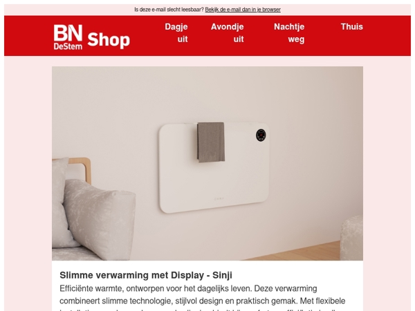 Efficiënte warmte, ontworpen voor het dagelijks leven