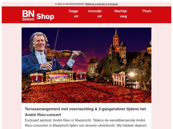​Exclusief aanbod: André Rieu in Maastricht