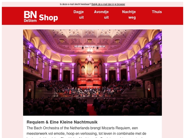 Ervaar Mozarts laatste meesterwerk