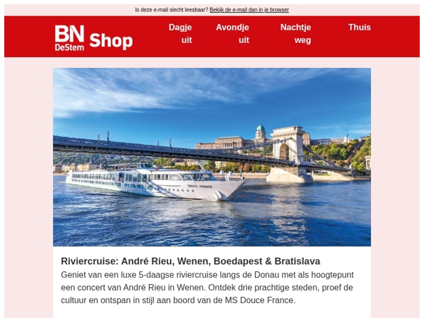 Luxe riviercruise langs de Donau