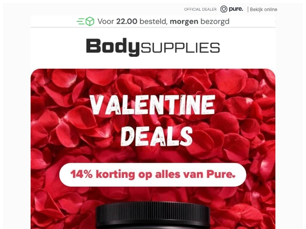 ❤️ 𝗩𝗮𝗹𝗲𝗻𝘁𝗶𝗷𝗻𝘀𝗱𝗲𝗮𝗹: 𝟭𝟰% 𝗸𝗼𝗿𝘁𝗶𝗻𝗴 𝗼𝗽 𝘃𝗲𝗲𝗹 𝗽𝗿𝗼𝗱𝘂𝗰𝘁𝗲𝗻!