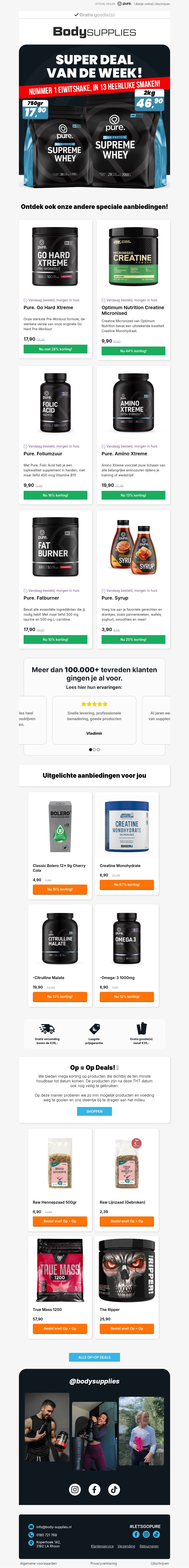 Weer een week vol 𝗱𝗲𝗮𝗹𝘀 voor elk doel! Weer een week vol 𝗱𝗲𝗮𝗹𝘀 voor elk doel!